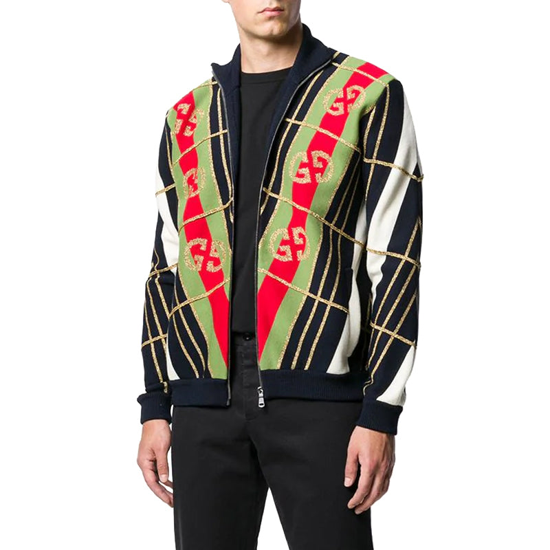 Gucci Bomber Knit Jacket 'Multicolor' 571558-XKAQD-4548
