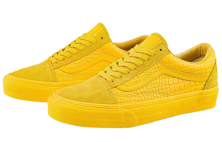 Vans Old Skool VLT LX 'Croc Skin - Lemon Chrome' VN0A4BVF2TR