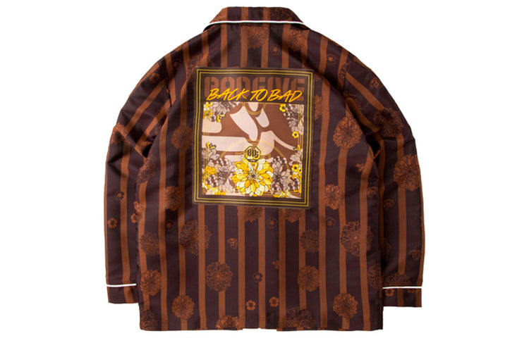 Li-Ning BadFive Blooming Flower Graphic Jacket 'Brown' AJDP673-1