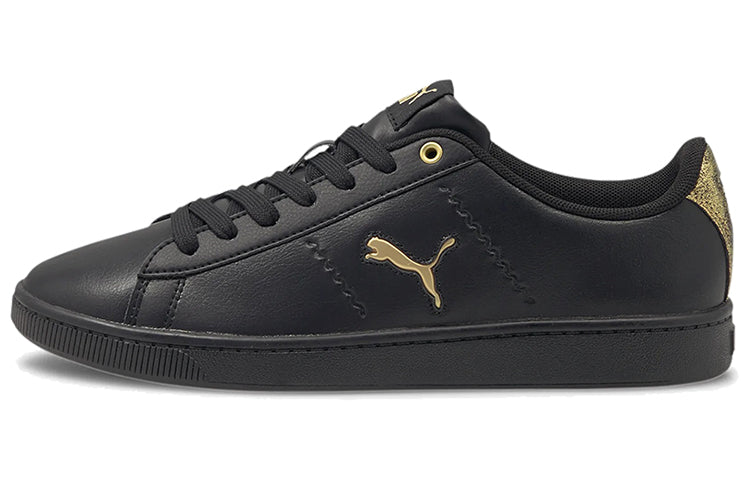(WMNS) PUMA Vikky V2 Cat Metallic Shoes Black/Gold 375913-02