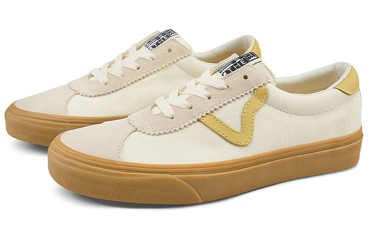Vans Sport White Retro Low Tops Casual Skateboarding Shoes Unisex White VN0A4BU61IA