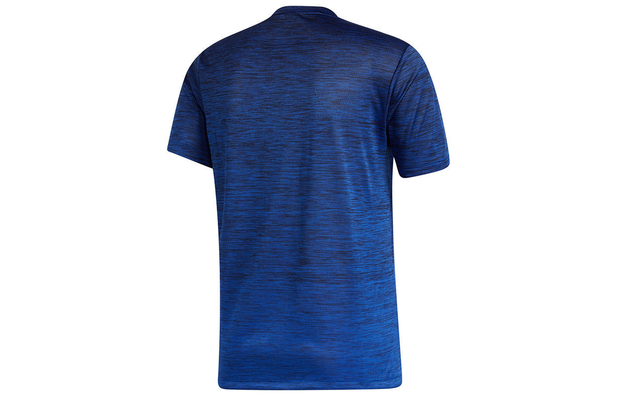 adidas Gradient Tee Sports Crew-neck Short Sleeve Blue GC8410