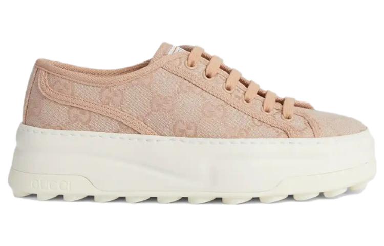 (WMNS) Gucci GG Leather Sneakers 'Neutral' 746766-FABZZ-5641