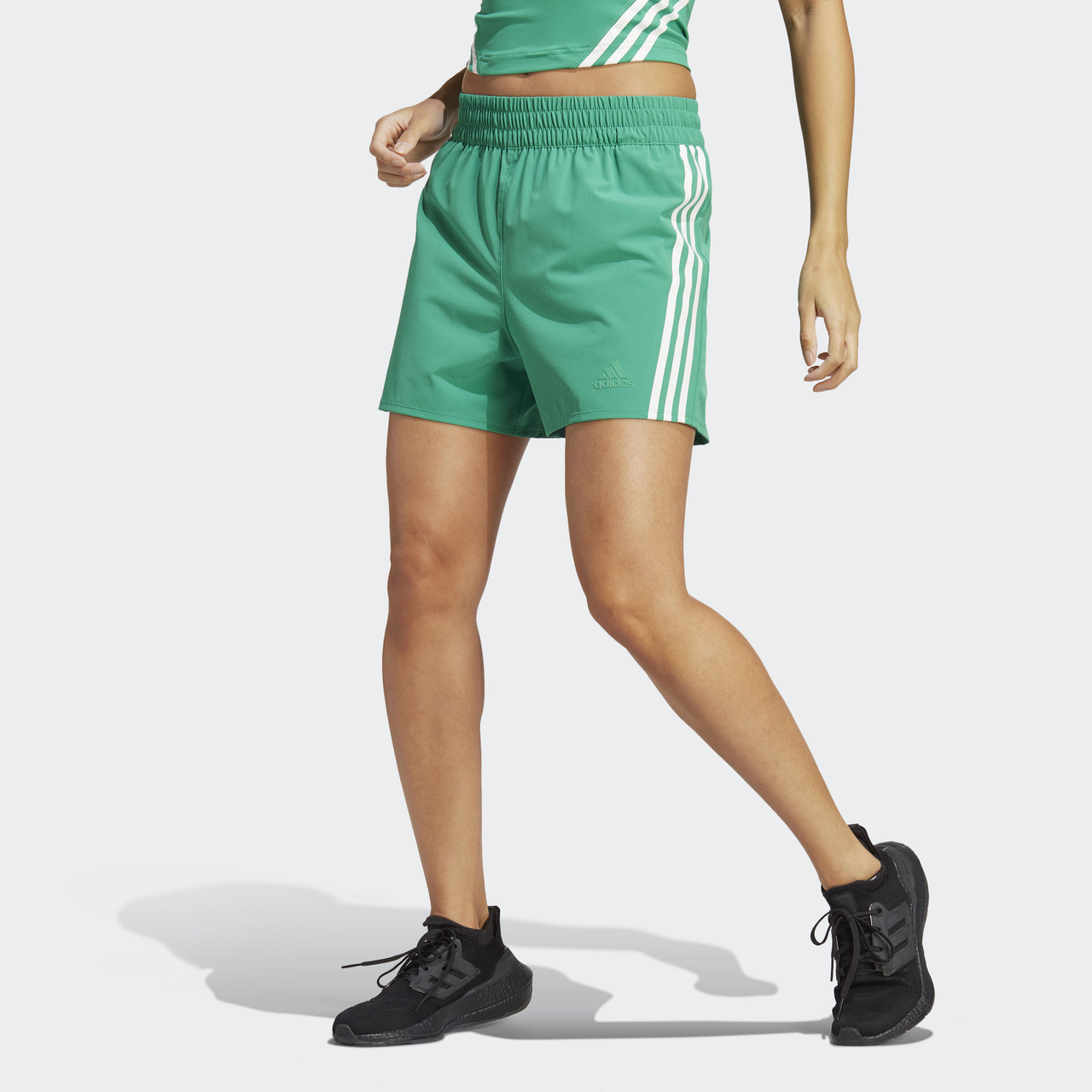 (WMNS) adidas Essentials 3-stripes Shorts 'Green' HS2363