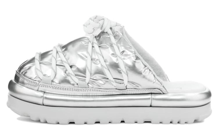 (WMNS) UGG Hi Shine Spaceslider Slide 'Silver' 1149033-SLVR