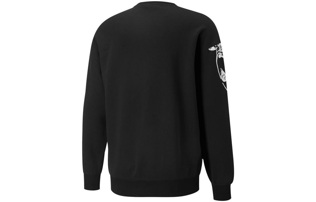 PUMA X Joshua Vibes Crew Sweatshirt 'Black' 536302-01