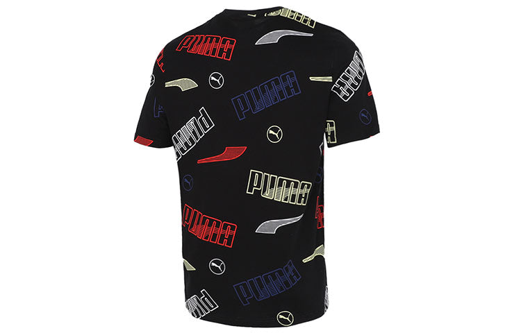 PUMA Solid Regular Fit T-Shirt 'Black' 532706-01