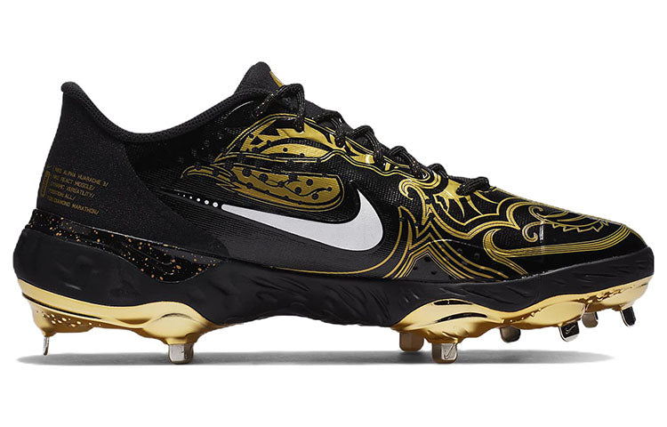 Nike Alpha Huarache Elite 3 Low Premium 'Black Metallic Vivid Gold' CV3553-001