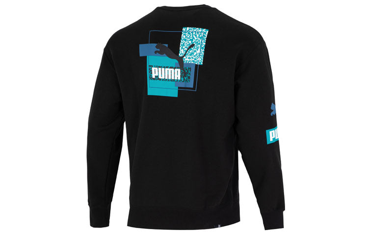 PUMA Brand Love Crew Sweatshirt 'Black' 537657-01