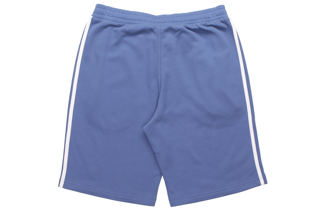 adidas originals 3-Stripes Logo Embroidered Sports Shorts Blue GN4474