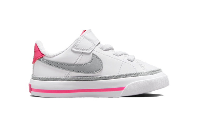 (TD) Nike Court Legacy 'White Pink Prime Light Smoke Grey' DA5382-111