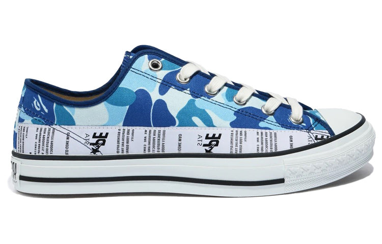 A Bathing Ape Bape Abc Camo Ape Sta Low 'Blue' 1F80-191-007BLU