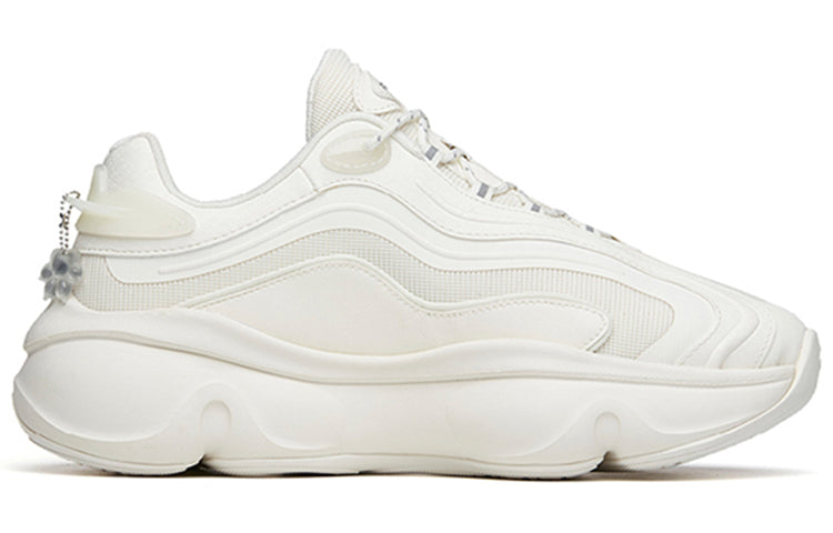(WMNS) ANTA Life Series Sneakers 'Thick Sole Silver White' 122148895R-1