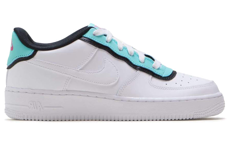(GS) Nike Air Force 1 Low 'Double Layer - Aqua Black' BV1084-100