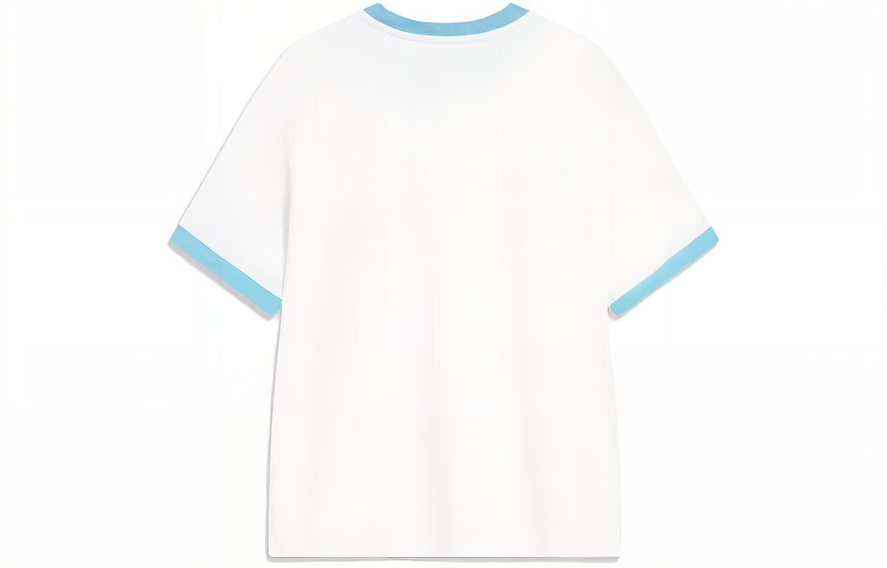 (WMNS) Li-Ning Anything Is Possible Graphic T-shirt 'White Blue' AHST488-1