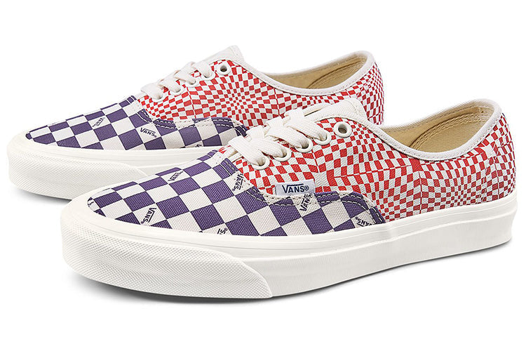 Vans OG Authentic LX 'Logo Check Indigo Red' VN0A4BV91XR