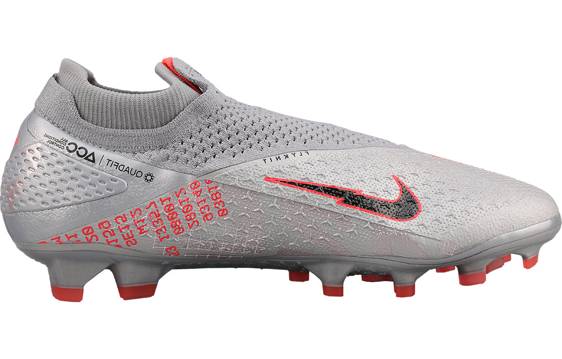 Nike Phantom Vision 2 Elite DF FG 'Metallic Grey Crimson' CD4161-906