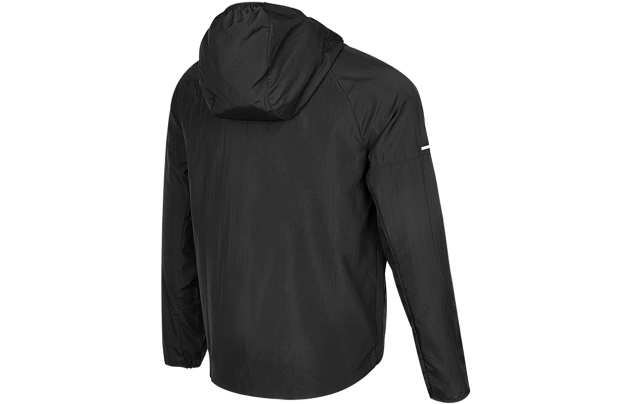 Nike As Men's Nk Rpl Miler JKT Jacket Reflective Logo Print Woven Sports Hooded Jacket Men's Black DD4747-010