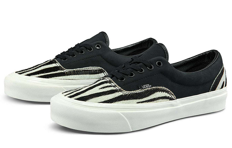 Vans Style 95 Zebra Wear-resistant Non-Slip Low Tops Casual Skateboarding Shoes Black VN0A2RR14ZD