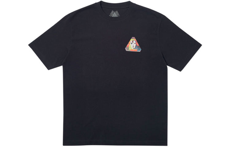 PALACE Human Face Mask Short Sleeve Unisex Black P16TS087