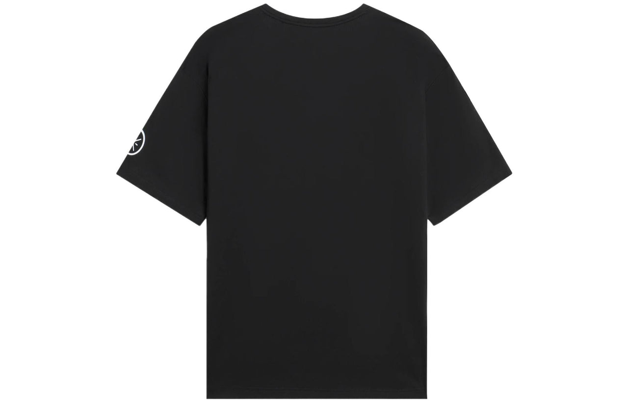Li-Ning Way Of Wade Language Graphic Loose Fit T-shirt 'Black' AHSS443-1