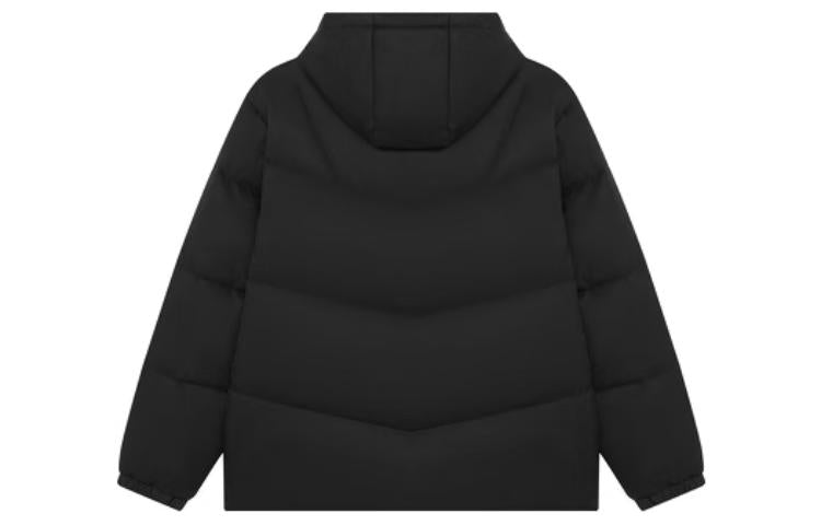 New Balance Logo Print Mid Down Jacket 'Black' AMJ23342-BK