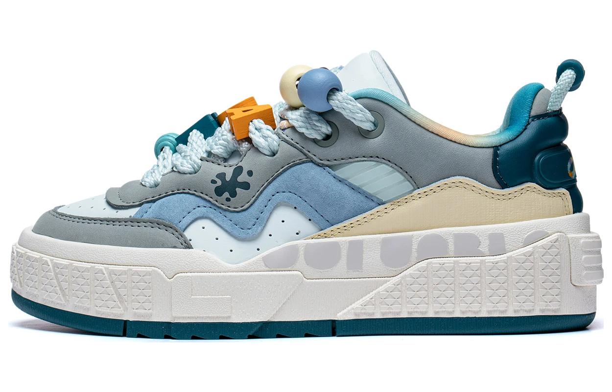(WMNS) Li-Ning 001 Unblock x Disney Skate Shoes 'Blue Grey Teal' AGCT096-4