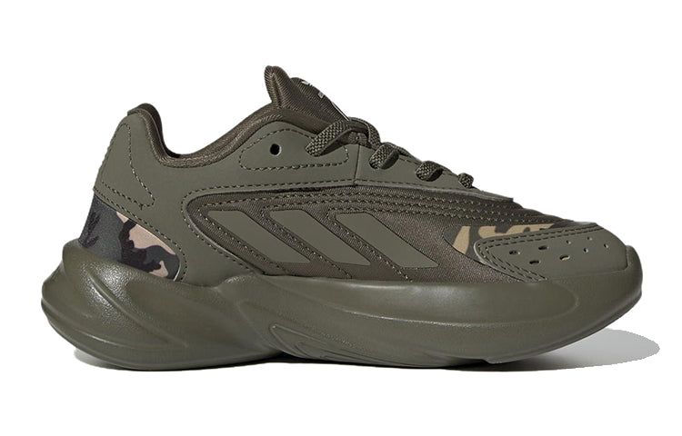 (GS) adidas Ozelia Shoes 'Olive Strata Camo' HQ1608