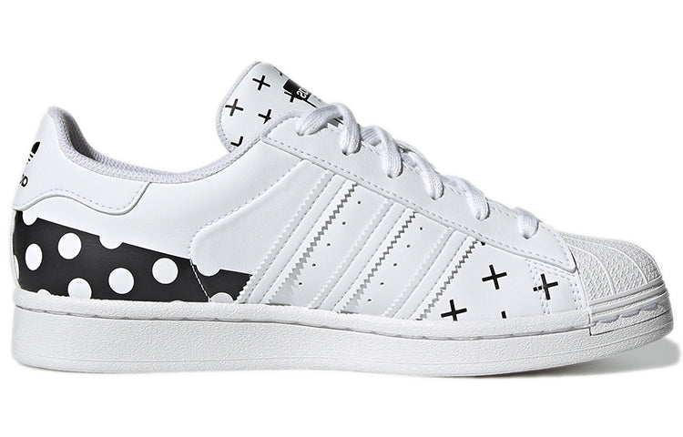 (WMNS) adidas originals Superstar Sneakers Black/White GW3309