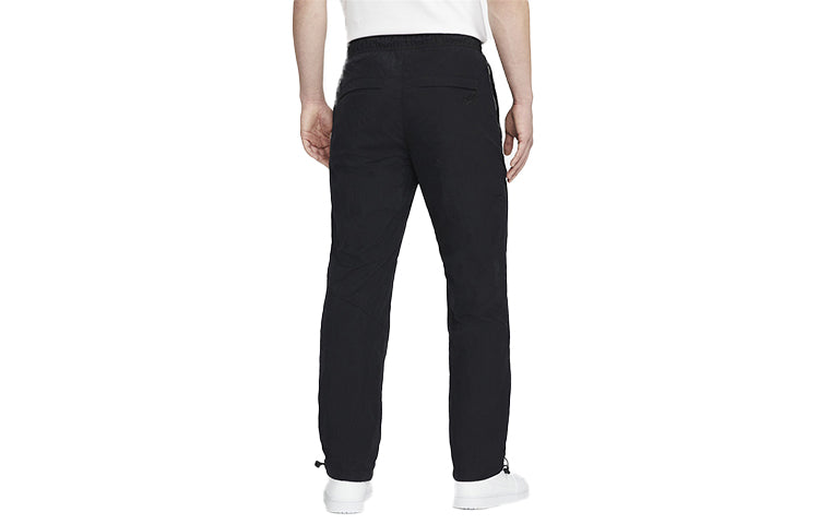 Men's Nike Solid Color Bundle Feet Sports Pants/Trousers/Joggers Black DH9042-010