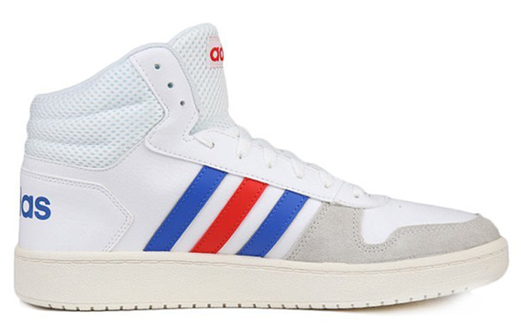 adidas Hoops 2.0 Mid 'White Blue Red' EE7382