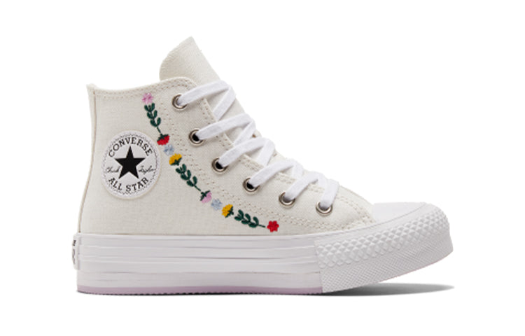 (PS) Converse Chuck Taylor All Star EVA Lift Platform High 'Floral Embroidery' A02229C