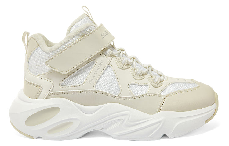 (GS) Skechers Sport Shoes 'Beige White' 303902L-NAT
