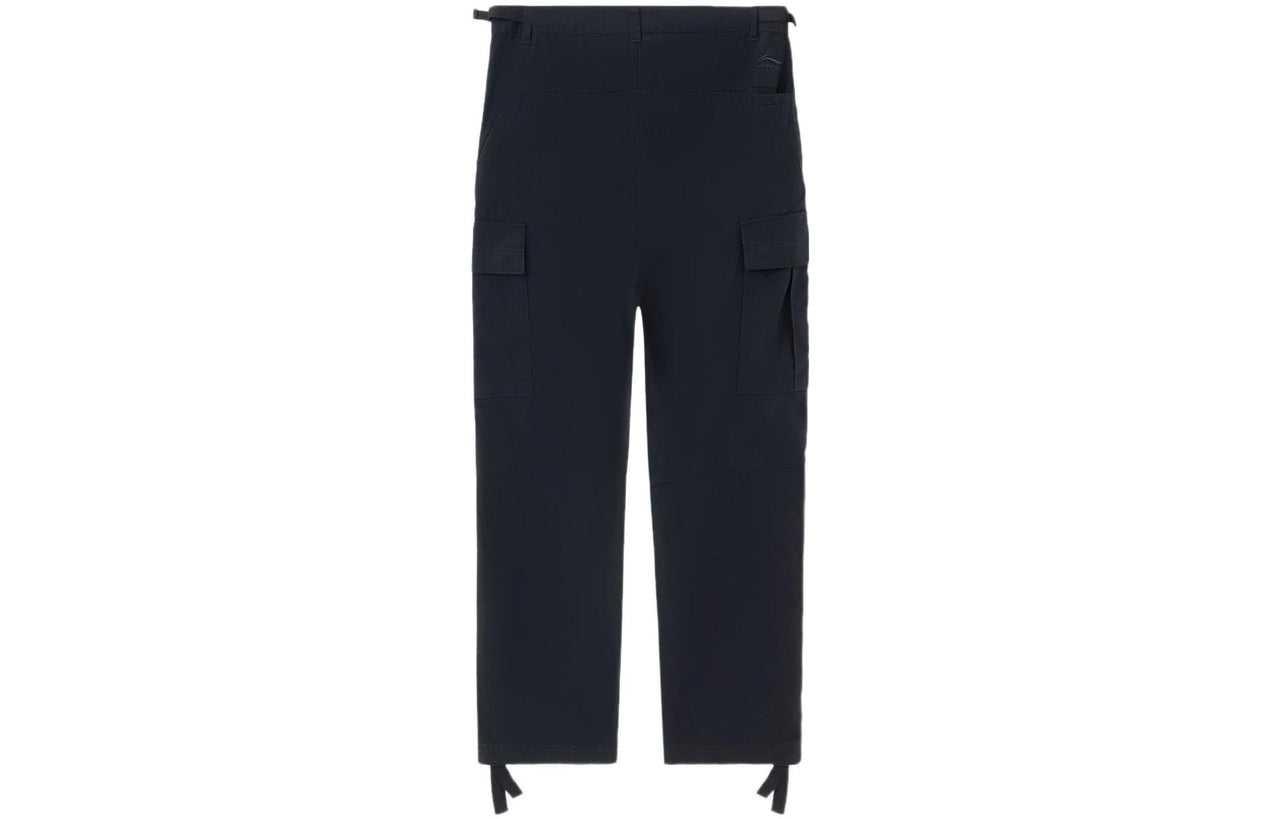 Li-Ning Skateboarding Loose Fit Straight Pants 'Black' AKXS087-2