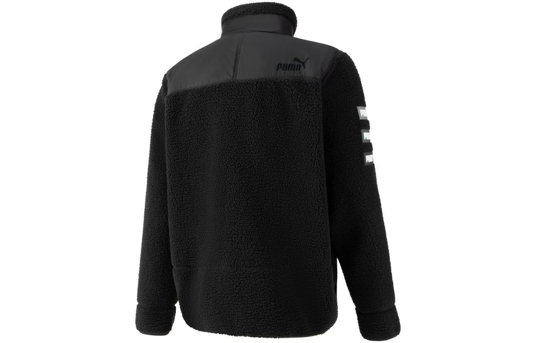 PUMA Art Of Sherpa Zip Jacket 'Black' 539707-01