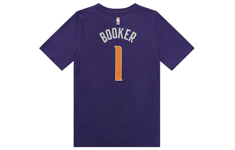 (PS) Nike NBA Phoenix Booker T-shirt 'Purple' 3Z2B7BCMW-SUNDB