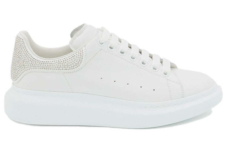 Alexander McQueen Oversized Crystal-embellished Sneakers 'White' 646967WHZ4Y9071