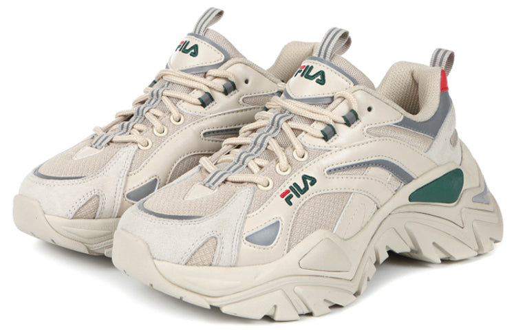 FILA Retro Running Shoes White/Grey/Green 1JM01283_142