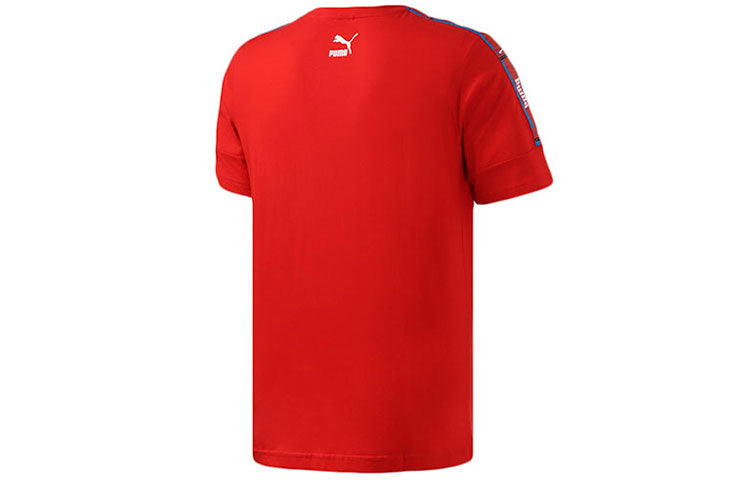 PUMA 90s Retro Tape Short Sleeve T-Shirt 'Red' 579516-04