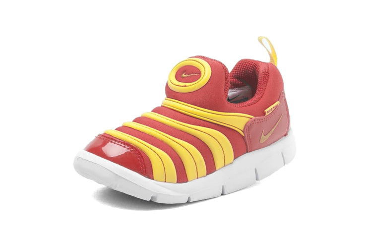 (TD) Nike Dynamo Free Running Shoes Yellow/Red 343938-618