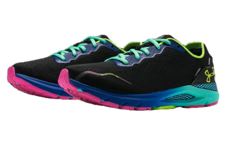 UA HOVR Sonic 6 Speed Overdrive Running Shoes 'Black Multi' 3026217-001