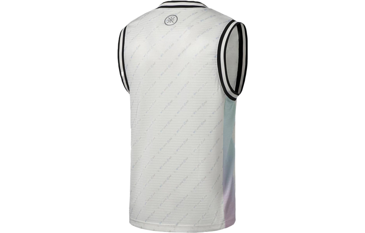Li-Ning Way Of Wade Basketball Jersey 'White' AAYS007-5