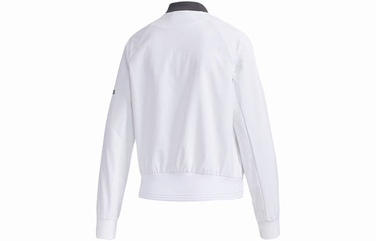 (WMNS) adidas Woven aviator Jacket White FM9314