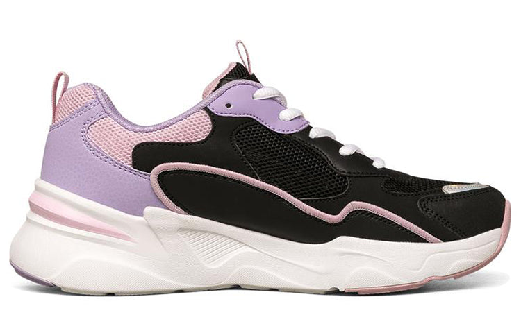 (WMNS) Skechers Bob's Bamina Low-Top Black/Purple 117043-BKMT