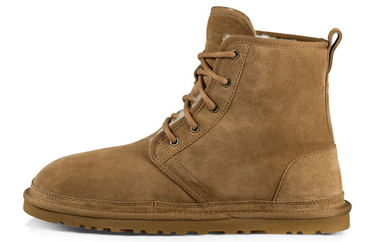 UGG Harkley Mid Tops Fleece Lined Brown 1016472-CHE