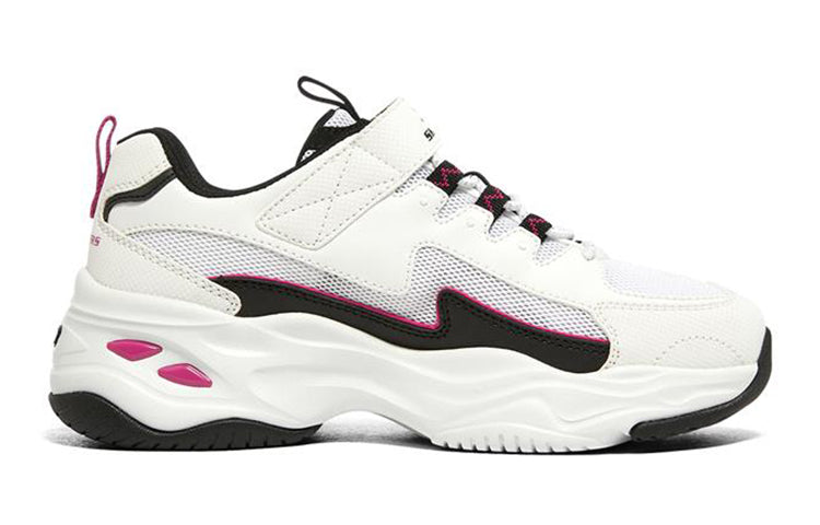 (GS) Skechers DLites 4.0 'White Black' 302562L-WBK