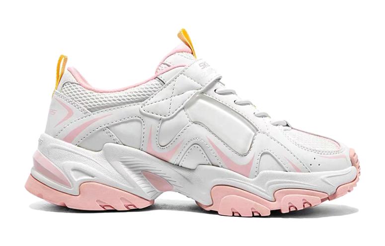 (GS) Skechers Stamina V2 'White Pink' 319023L-WLPK