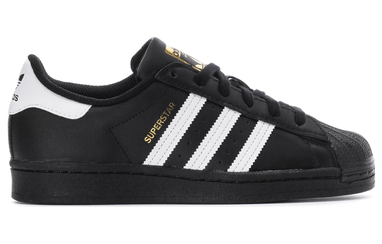 (GS) adidas originals Superstar 'Black White' IG0278