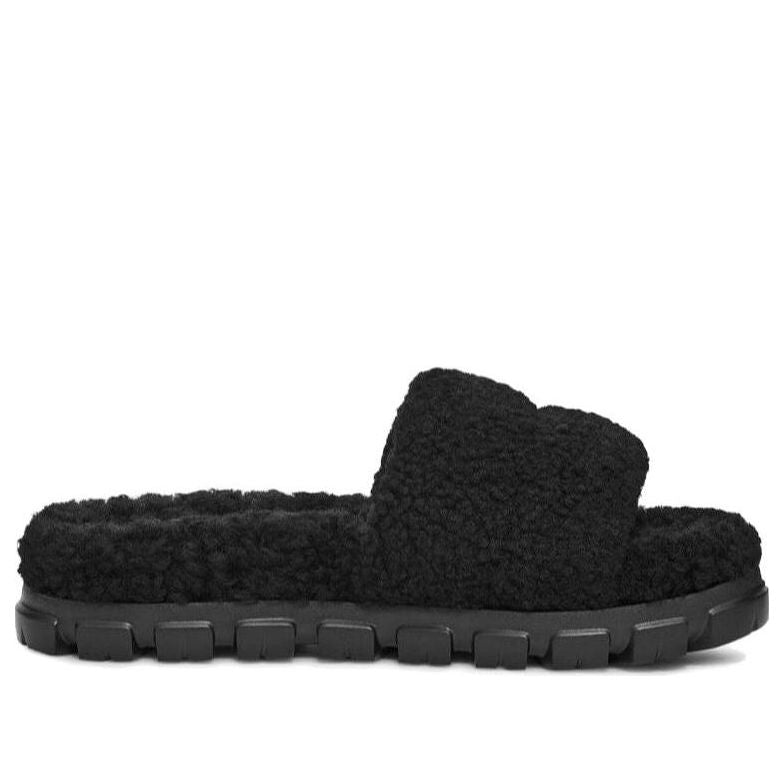 (WMNS) UGG Cozetta Curly Slide 'Black' 1130838-BLK