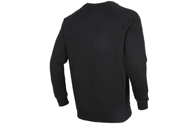 adidas originals logo Loose raglan sleeve Pullover Round Neck Black GD2540